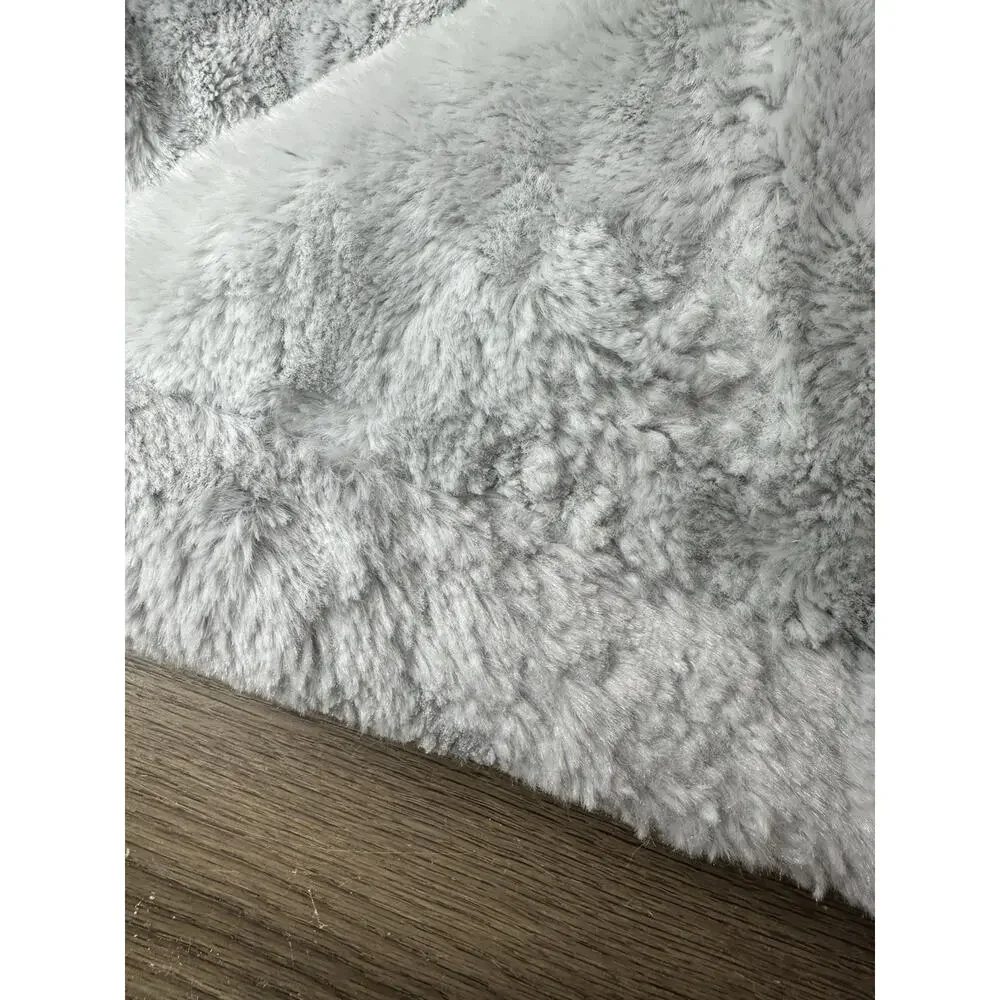 KOALA BABY Blanket Gray Chevron Lovey Plush Faux Fur Minky Toys R Us grey